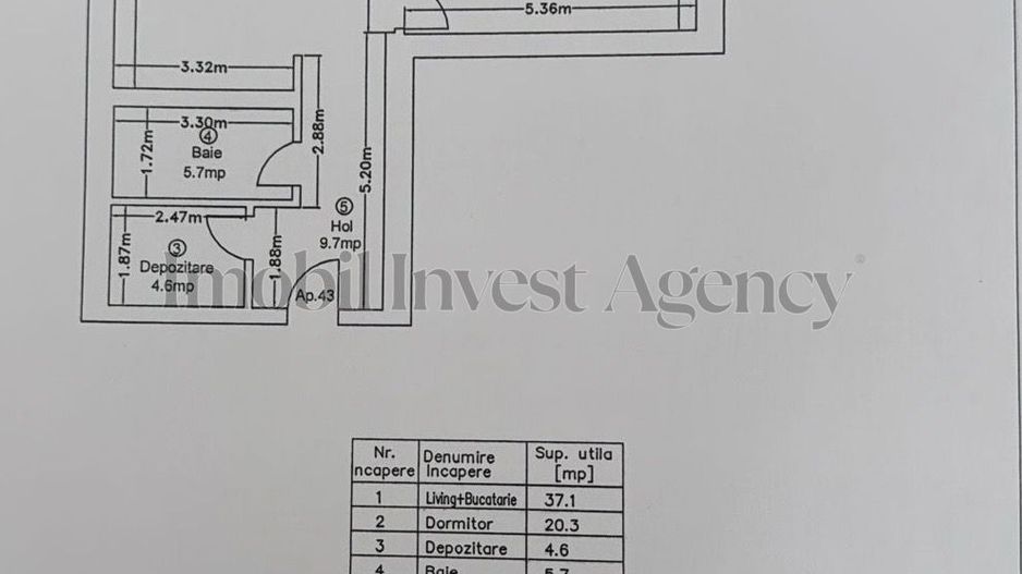 Apartament 2 camere | 77,4 mp utili + logie 11,7 mp | Finisaje premium - Schiță 21