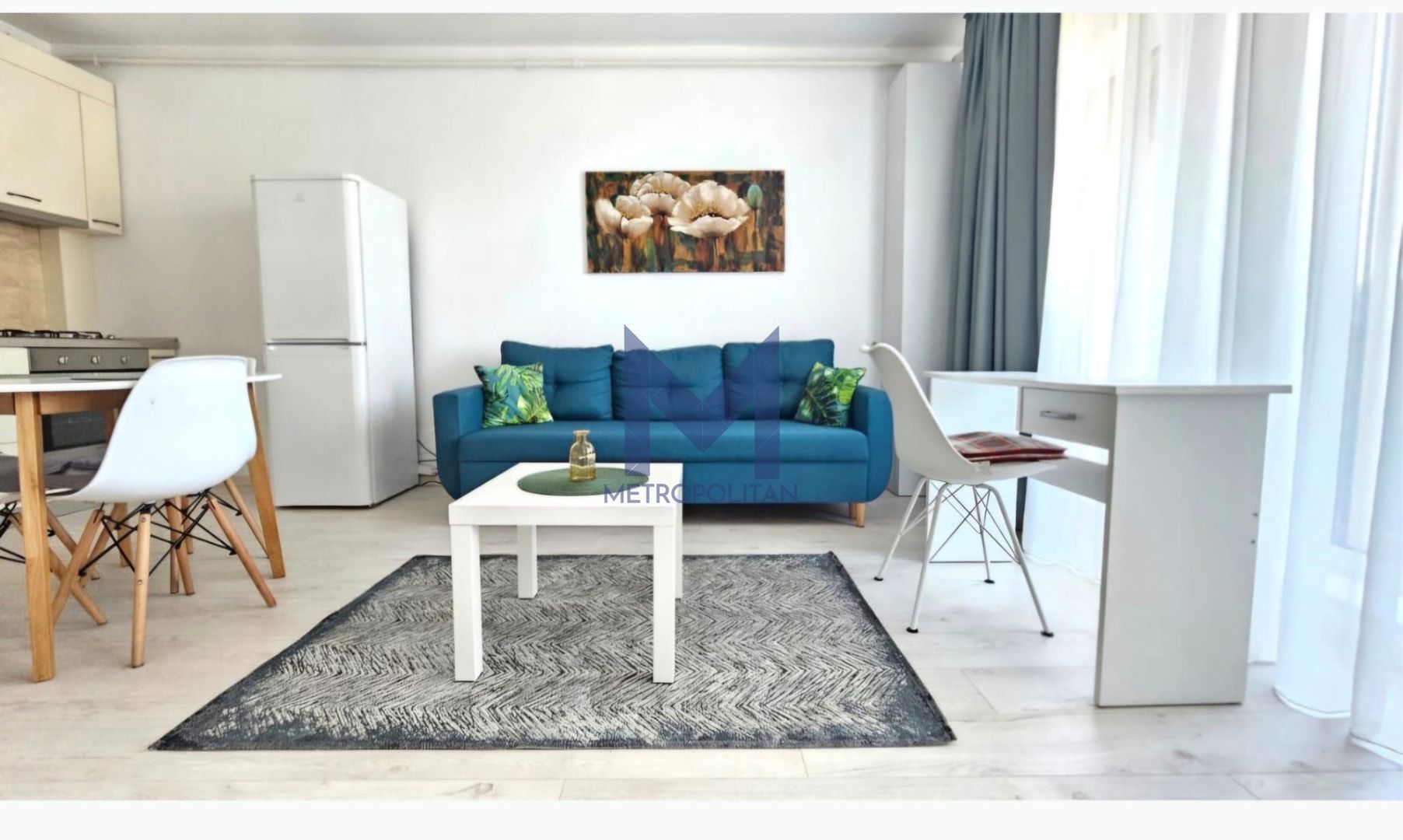 Fabricii 68-70 | 2 camere, et. 6, mobilat complet + parcare subterană inclusă - Poză 2
