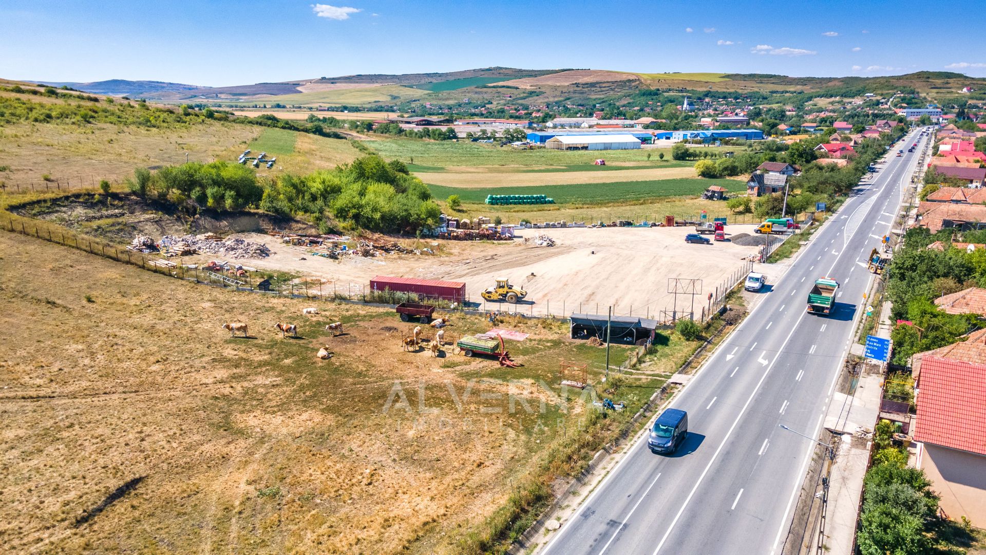 Teren intravilan 7160mp - front 90mp la DN1C - Rascruci - Bontida - Poză 4