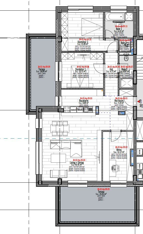 Apartament 4 camere Parcul Dendrologic | Vedere Lac - Schiță 3