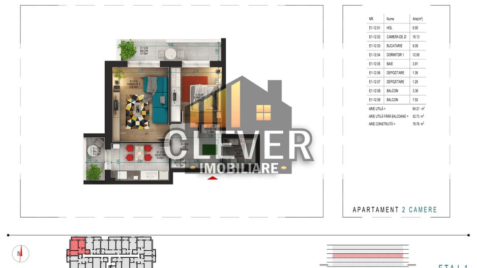 Direct Dezvoltator-2 camere-Theodor Pallady-Parcare Bonus - Poză 3