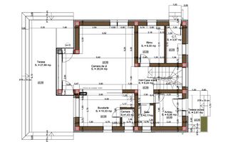 Casa single, finisata LA GRI- Talmaciu, zona cu peisaj superb, 400 mp - Poză 6