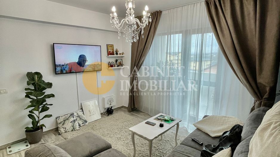 Etaj 2 Apartament 2 Camere Bloc Nou Mobilat si Utilat 10 Minute Palas - Poză 3