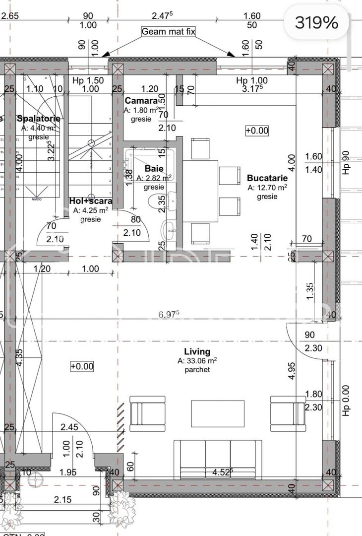 Duplex modern cu 4 camere si carport, in Cartierul Arhitectilor - Schiță 12