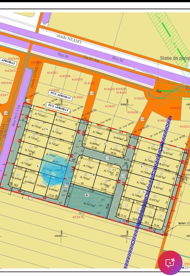 Comision 0% Teren pentru duplex Mosnita 742 MP - Poză 1