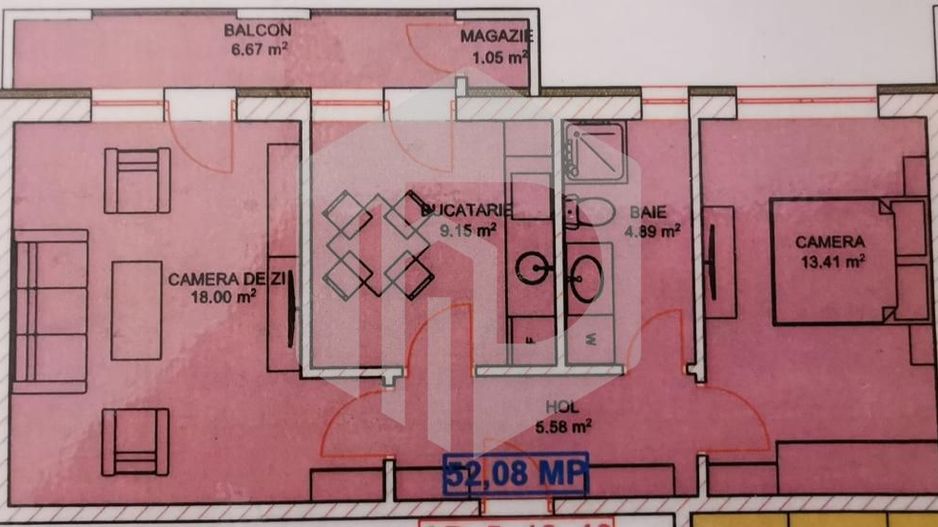 Piata Rahovei | 2 camere DECOMANDAT | Dezvoltator | Intabulat-Etaj 3 - Poză 2