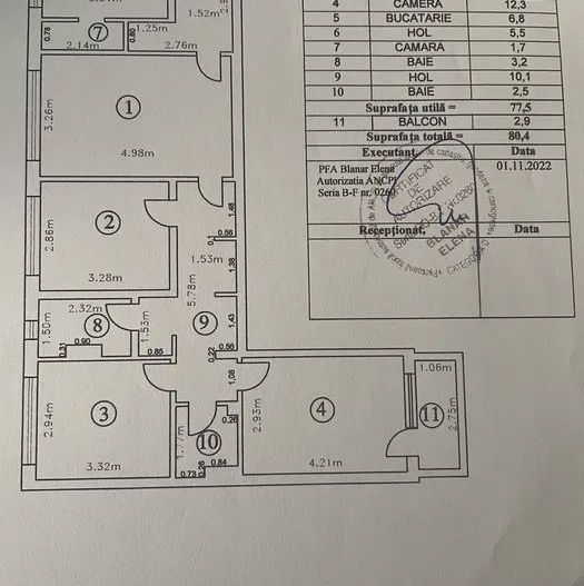 Apartament 4 camere, Micro 17, necesita renovare - Poză 1