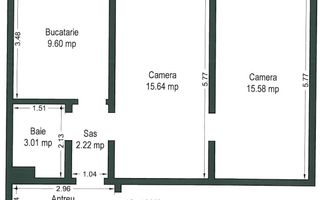 Apartament 2 camere Complex Studentesc - Poză 20