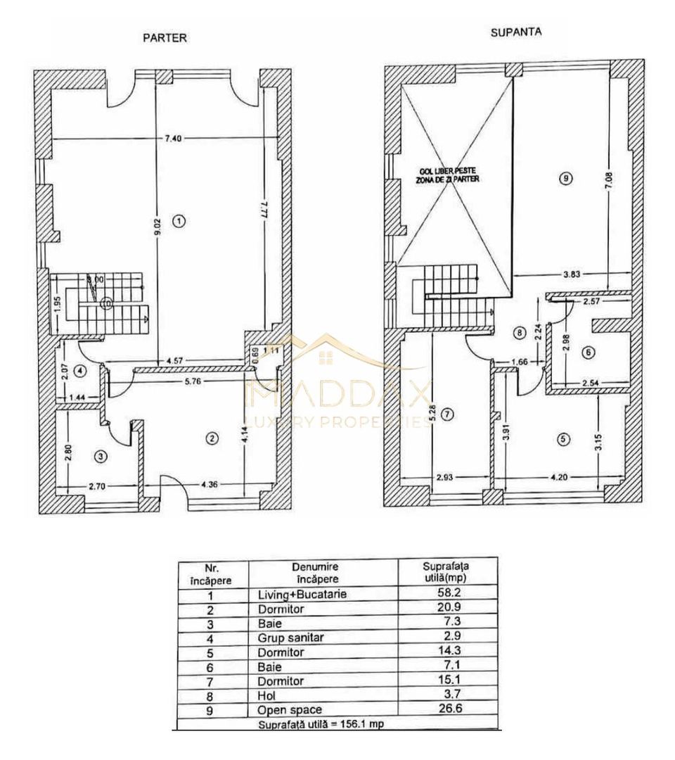 Duplex 4 camere cu gradina //  200 mp + curte 150mp // Straulesti - Schiță 44