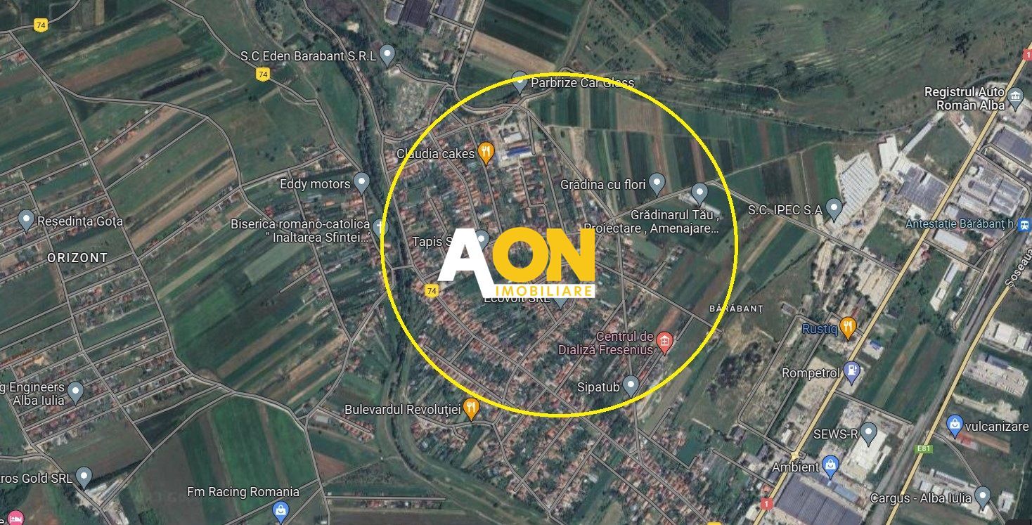 Teren intravilan, 1600 mp, la asfalt, toate utilitatile, Barabant - Poză 1