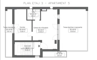 VANZARE PENTHOUSE | ETAJ 3 | ZONA PALLADY - Poză 12