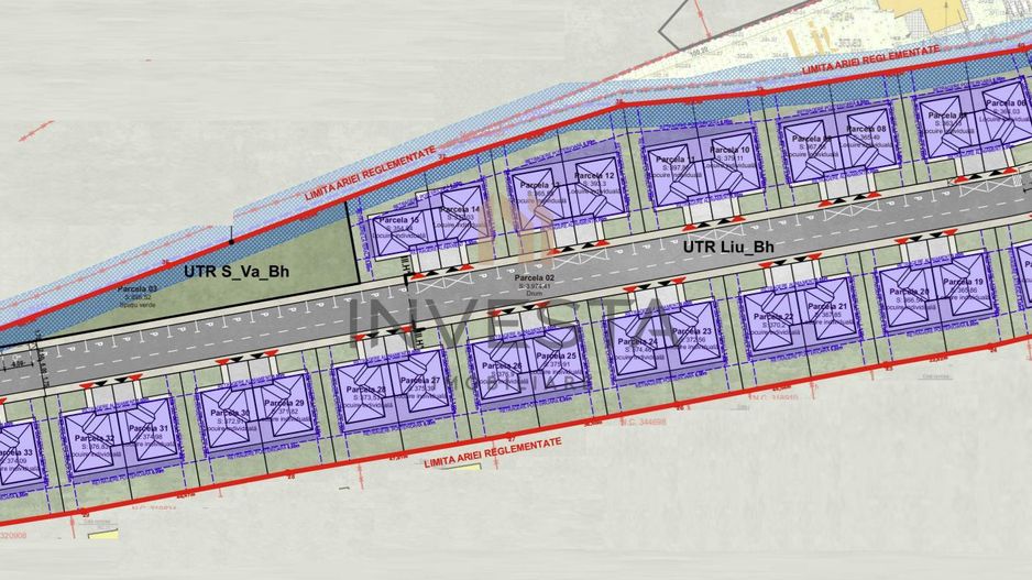 Teren cu PUZ  si HCL– proiect rezidential exclusivist pentru 30 case ! - Schiță 3