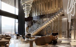 Penthouse Duplex, 4 camere, imobil lux, 184.65 mp - One High District - Poză 2