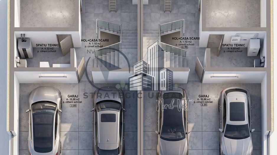 Duplex semifinisat, zona Donath Park - Poză 7