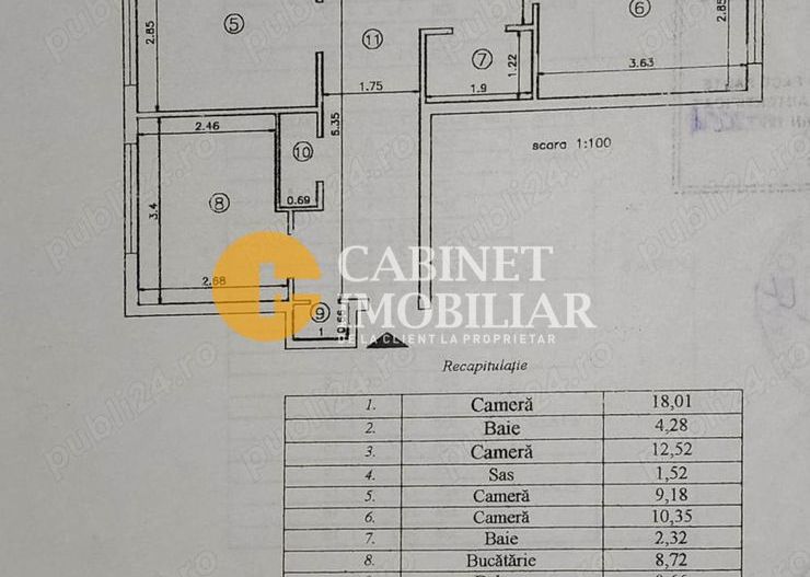 Apartament 4 camere, parter, 84mp Nicolina - Egalitatii - Poză 11