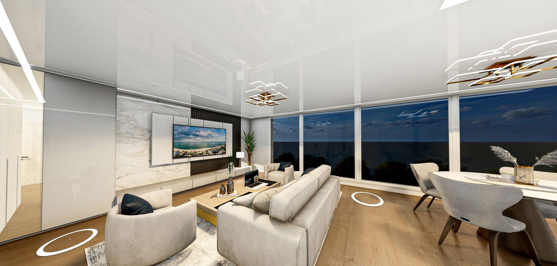 DEZVOLTATOR -Ap. 2 cam. 52 mp Comision 0 % Mamaia nord OBA TOWER - Poză 1