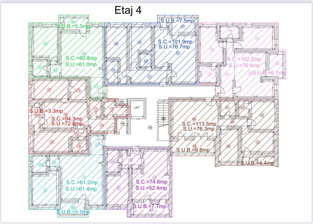 Inel II - Complex Primo Residence - Apartamente cu 2, 3 si 4 camere la cheie, bloc finalizat. - Poză 37