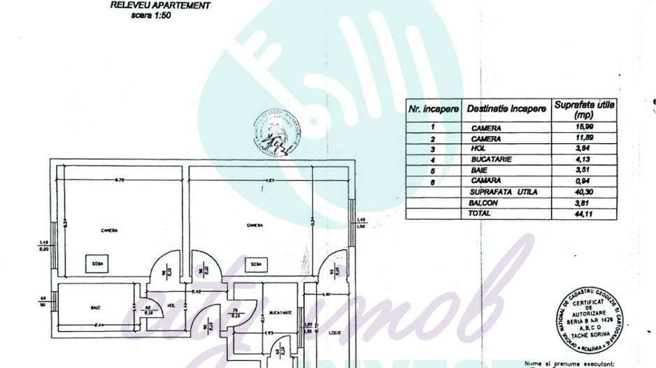 Apartament 2 camere | Boutique P+2 | 44 mp utili | Zonă liniștită - Poză 13