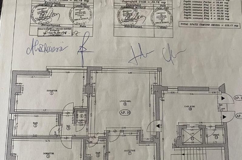 Apartament 3 camere Baneasa - Schiță 12