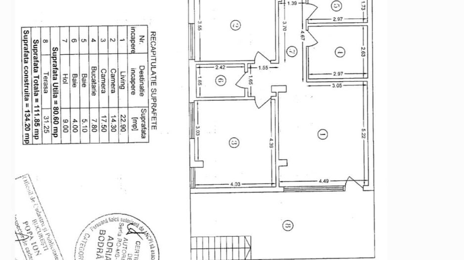 Apartament cu 3 camere pentru vanzare | curte 24 mp | Damaroaia - Poză 15