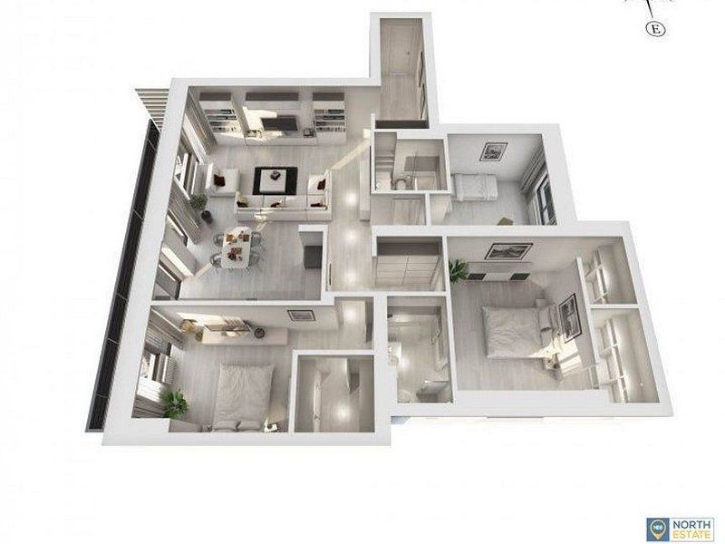 Apartament 4 camere mobilat si utilat nou- Iancu Nicolae, comision 0%. - Poză 18