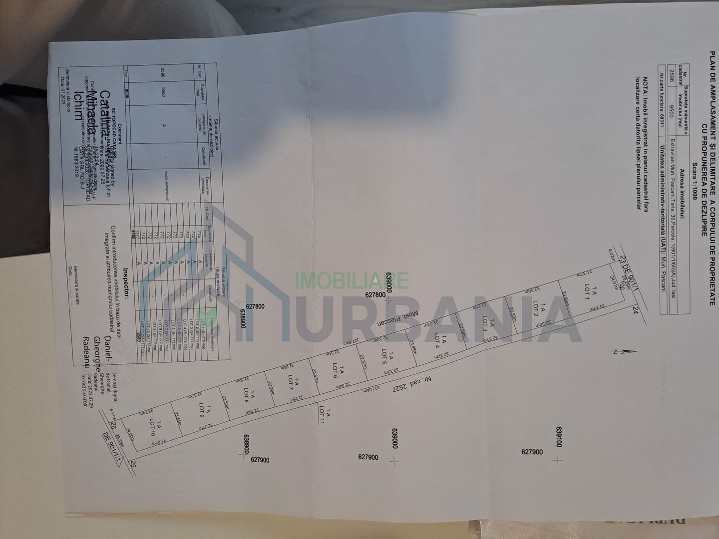 De vanzare loturi teren 770 mp(24×33) - Poză 1