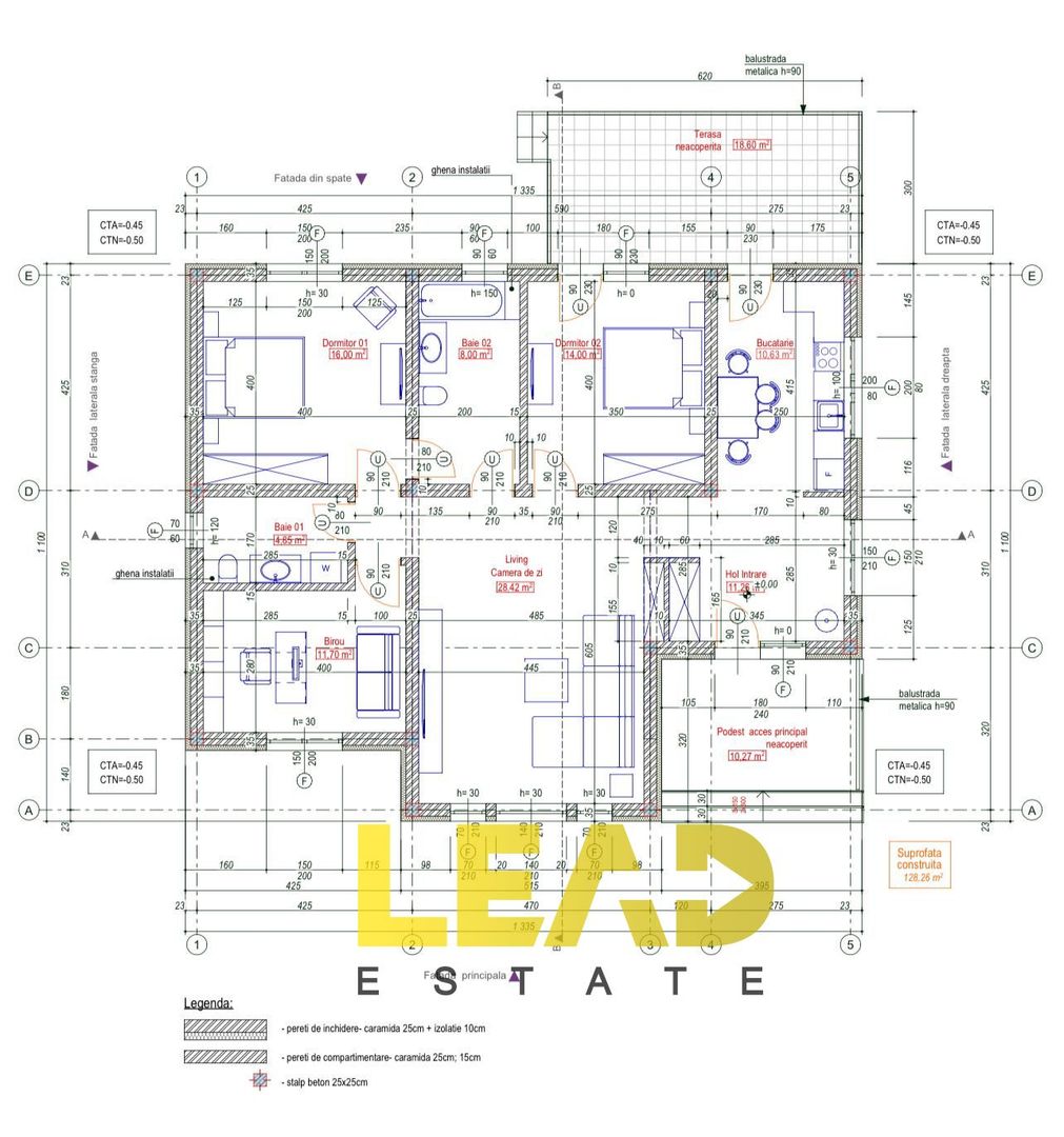 CASA PE PARTER, 105 mp utili, 513 mp teren, Sanpetru, COMISION 0% - Poză 3