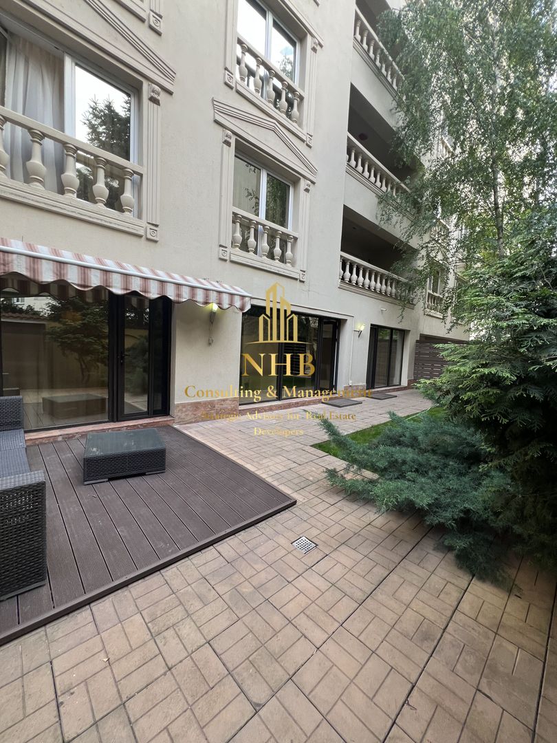 Apartament de ichiriat -3 camere + gradina100 mp-Herastrau -PARCARE - Poză 1