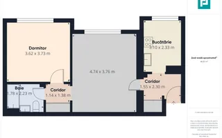 Apartament 2 camere, Podgoria - Poză 11