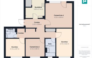 Apartament 4 camere Orizont Micălaca - Poză 10