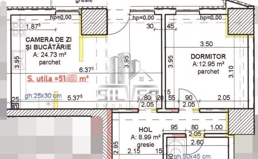 Apartament cu 2 camere la cheie in West City Tower. - Poză 17