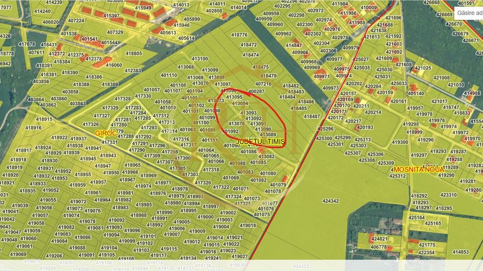 De vanzare teren intravilan in Giroc,657 mp, front stradal 20 ml. - Poză 3