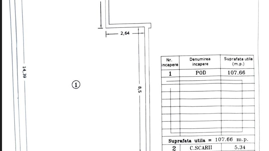 Casă Individuală | 6 Camere | Garaj | Sector 6 Califarului nr.32 - Schiță 23