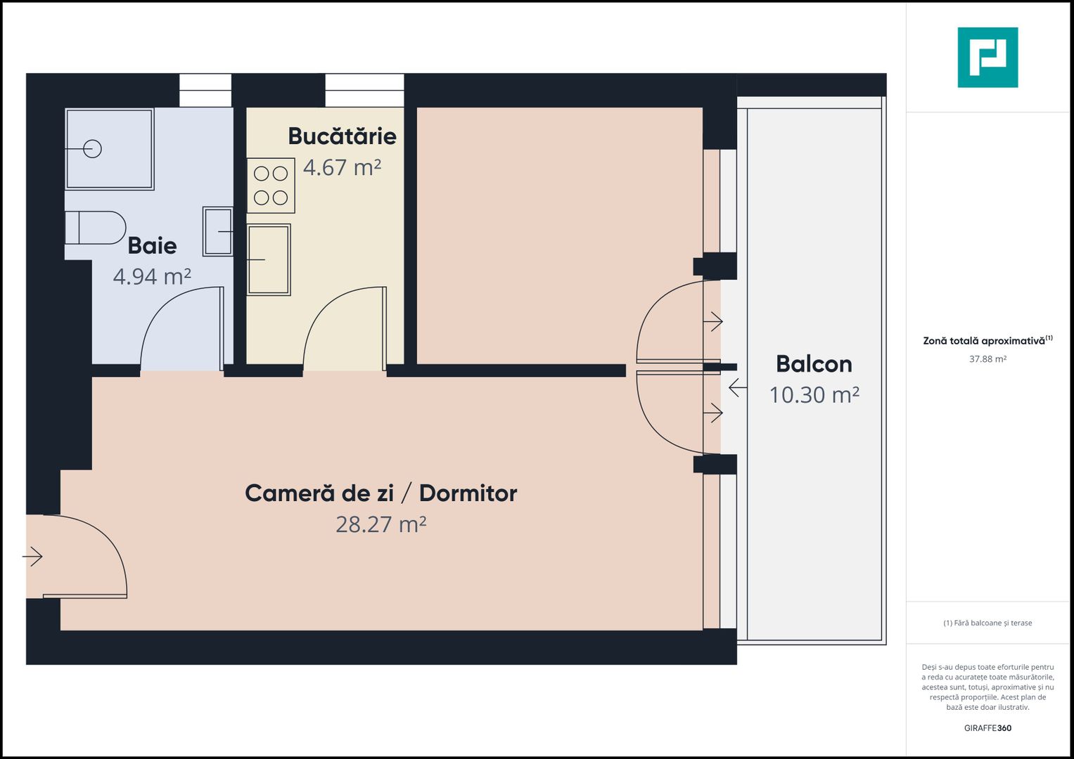 Apartament cu 2 camere ARED UTA - Poză 7