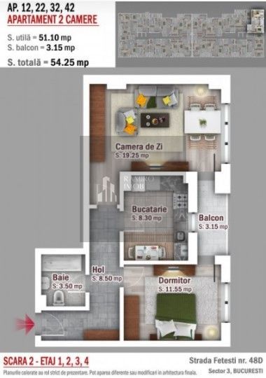 Apartament 2 camere decomandat bloc nou Tita/Ozana - Poză 9