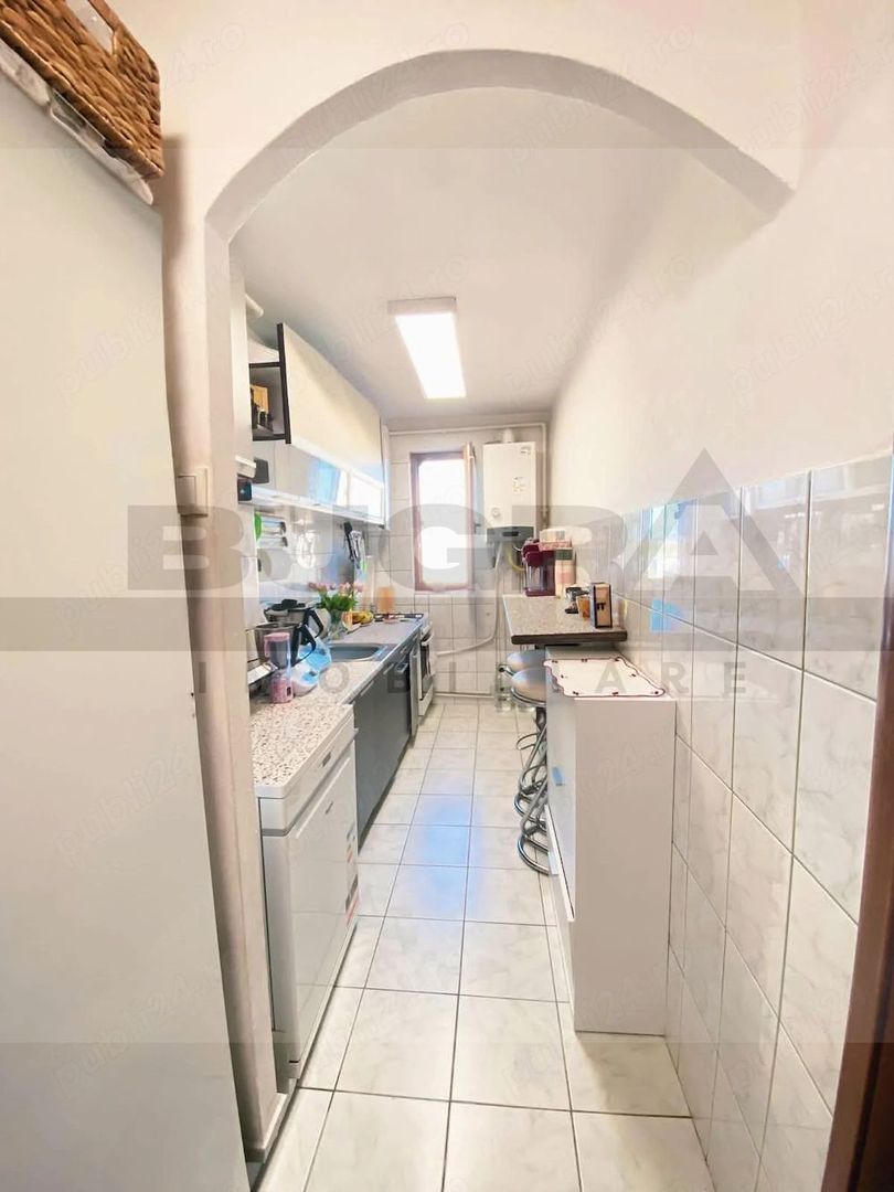 Apartament 2 camere, 39 mp, etaj intermediar, zona Piata Hermes - Poză 5