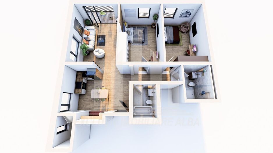 Apartament cu 3 camere, Cetate, Bloc Nou - Poză 5