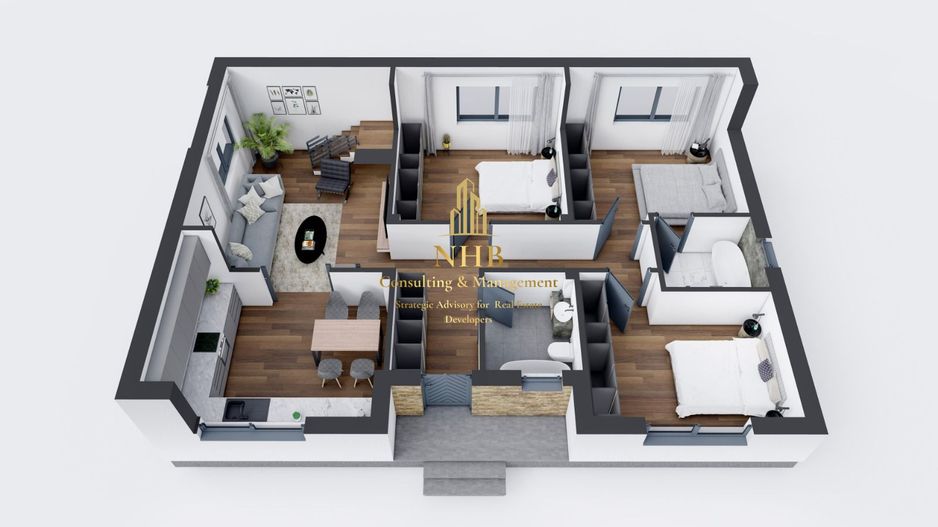 Vila 4 camere, toate utilitatile, strada asfaltata, Balotesti - Poză 11