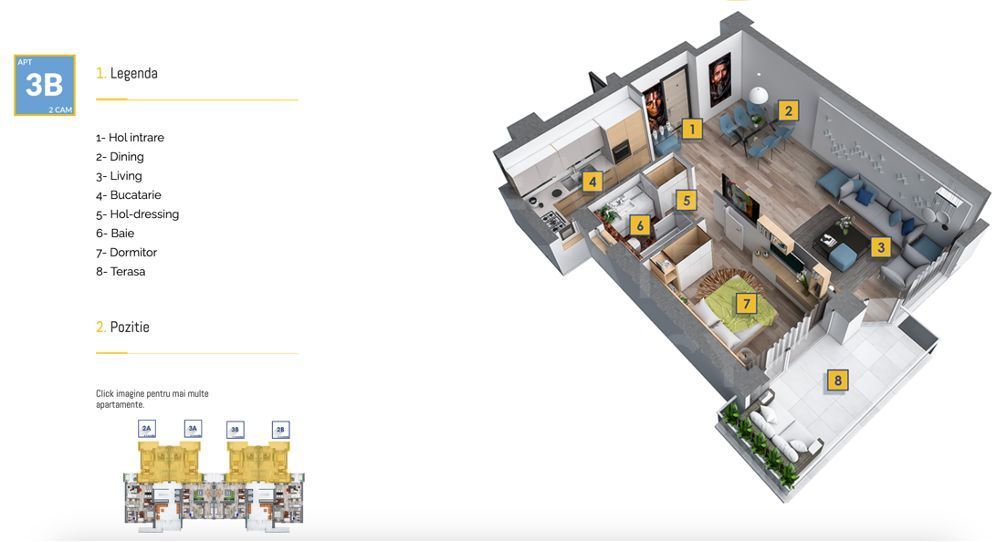 Apartament, 2 camere, Floreasca Residence, București - Poză 6