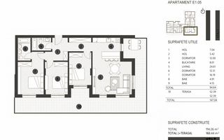APARTAMENT 4 CAMERE | PROIECT BOUTIQUE | BARBU VACARESCU - Poză 8