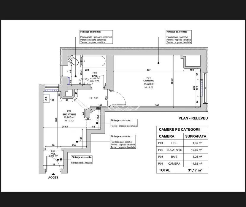 Cișmigiu | Izvor | Garsoniera | 31mp | et 2 | 93.000 euro - Poză 7