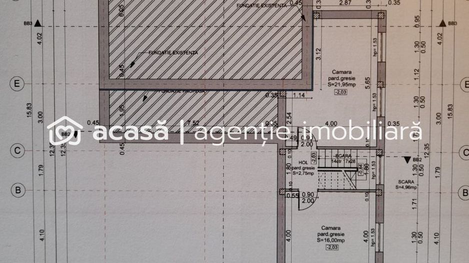 Proiect casă cu mansardă în construcție Micălaca - Poză 6