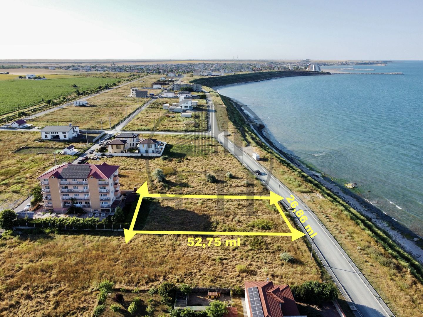 Teren intravilan de vanzare Costinesti, prima linie la mare - Poză 1