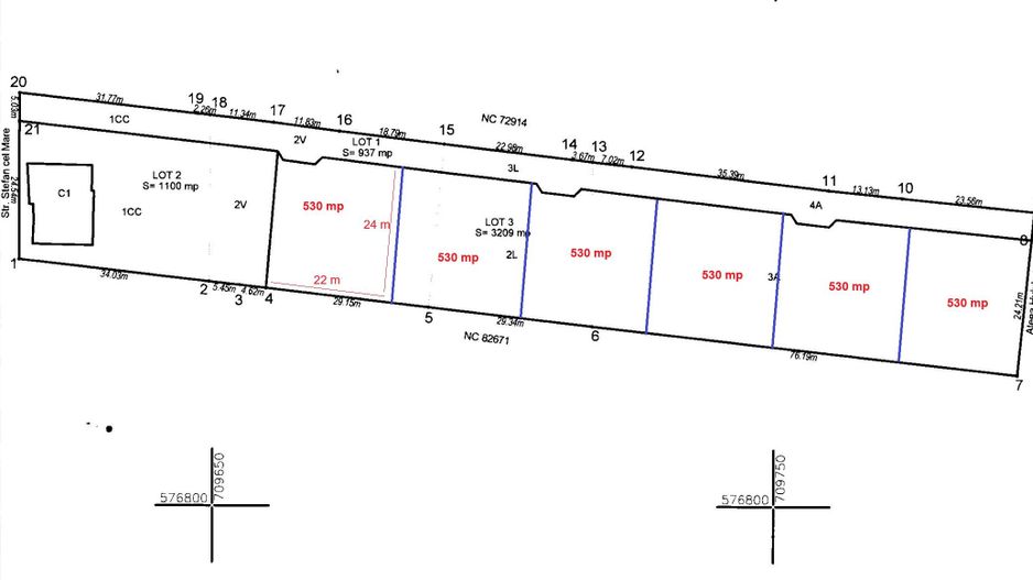 INVESTITIE - Terenuri loturi 530 mp, zona TEXTILA; - Poză 3