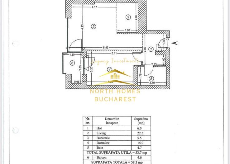Apartament de vanzare -2 camere One Cotroceni Park-COMISION 0 - Poză 6