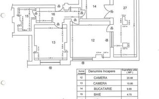 Studio open space de vanzare in zona Lacul Tei. - Schiță 9