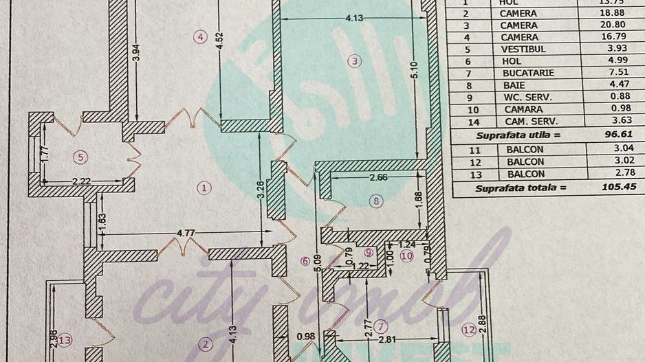 4 camere in Vila interbelica 106mp-Centrala proprie- Calea Calarasilor - Poză 3