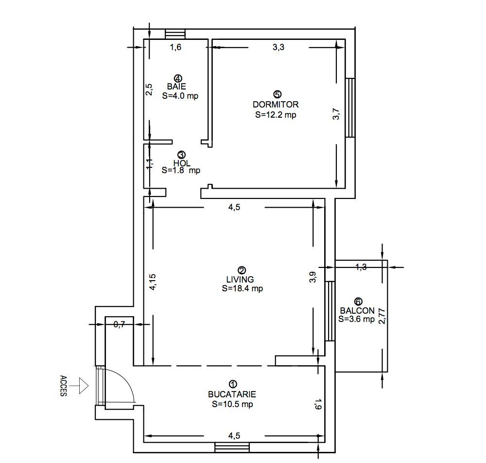 Apartament 2 camere, Parter - Venezia Rezidence Giroc, Parcare | Com 0 - Poză 19