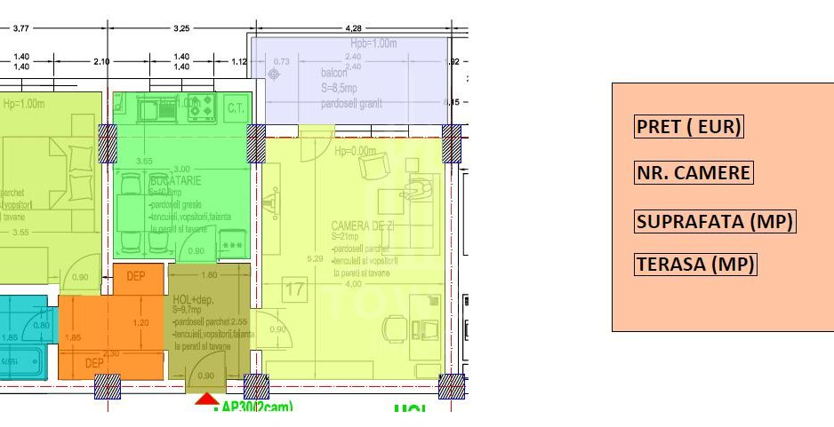 Apartament 2 camere | Zona Cireșica-Sibiu - Poză 3