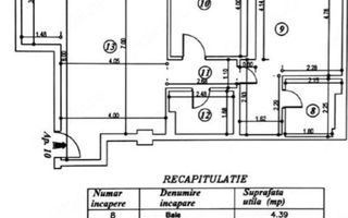 VANZARE 3 CAMERE 80 MP | STRAULESTI | MOBILAT-UTILAT | PARCARE-TERASA - Schiță 9
